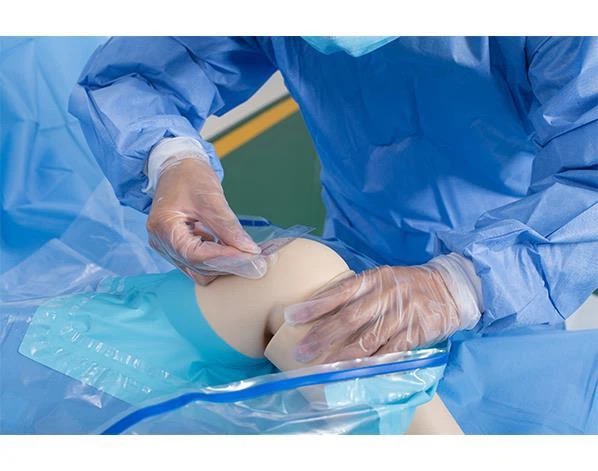 Beschikbare Ce en ISO Goedgekeurde Steriliseerde Knee Arthroscopie Drape 